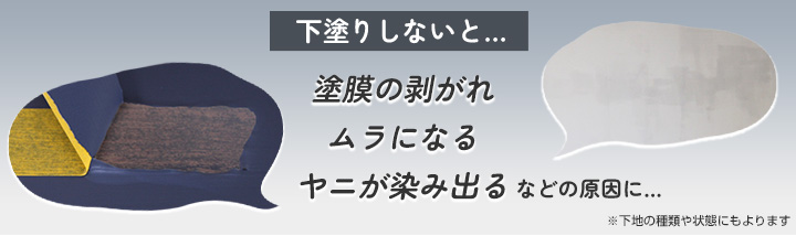 下塗りしないと