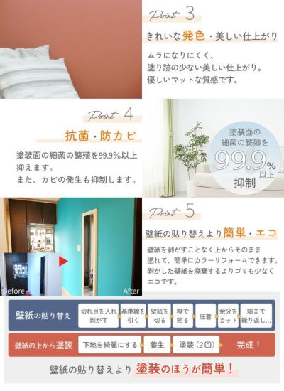 EF NOUVEAU,ヌーボー,ペンキ,水性,塗料,DIY,壁紙,室内壁,屋内壁,内装