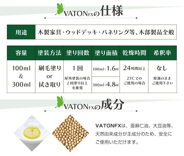 バトンFX 100ml×3本/3色セット＋バトンフロアー（ニス）100ml×1本