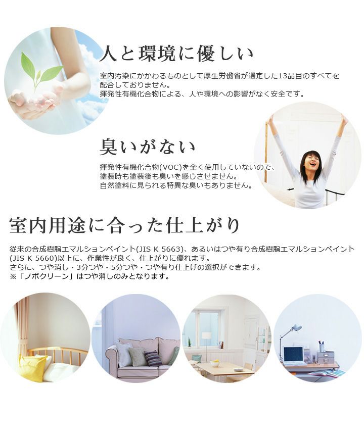 ノボクリーン 艶消 原色 黒 16kg