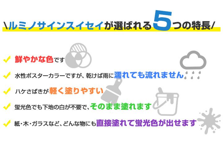 格安販売中 シンロイヒ ルミノサインスイセイ水性蛍光塗料 蛍光ピンク