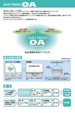 ダストプルーフOA　20kg　（アシュフォードジャパン/コンクリート床用） 