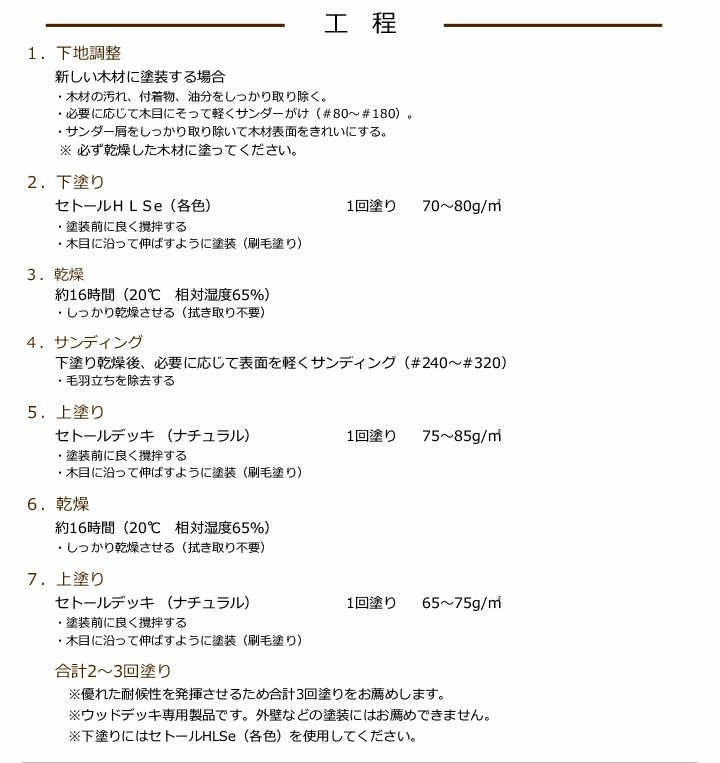 シッケンズ セトールデッキ （078ナチュラル） 5L | パジョリス