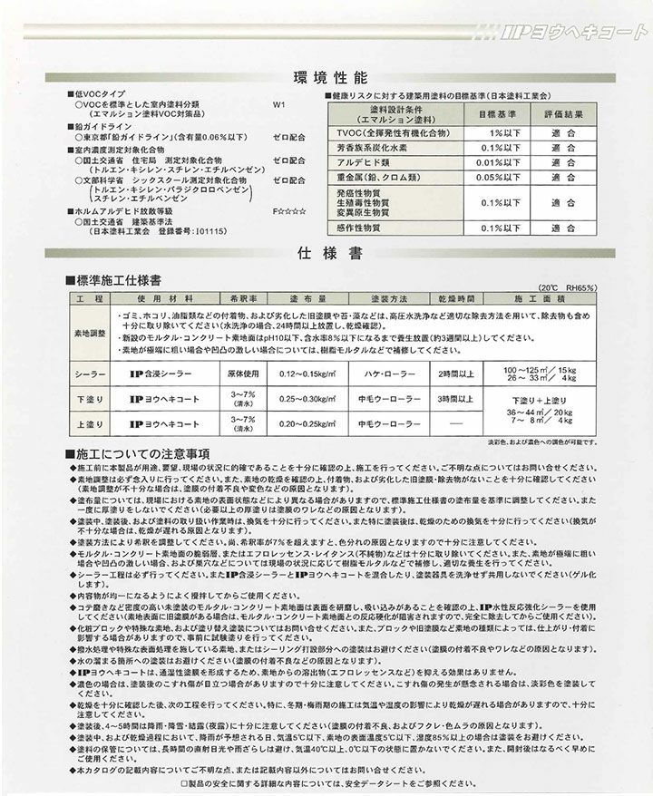 IPヨウヘキコート 20kg （インターナショナルペイント/水性/基礎