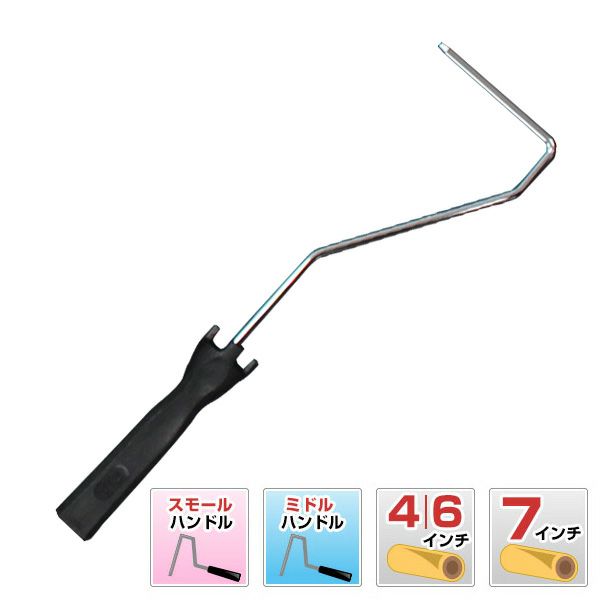 ワンタッチ,スモール・ミドルハンドル,塗装用具,PIA