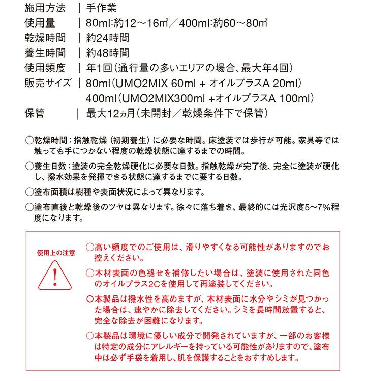 ルビオモノコート ユニバーサルメンテナンスオイル2ミックス 300mL（ ニッシンイクス / 屋内用塗料）