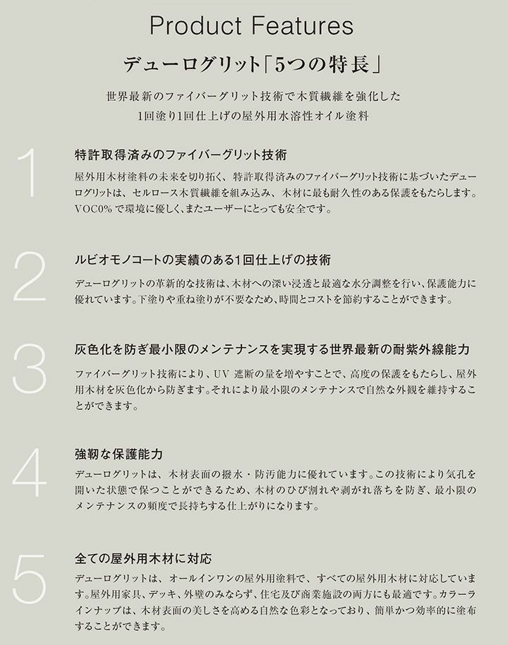 ルビオモノコート デューログリッド 9色 1L（ ニッシンイクス / 屋外用塗料）