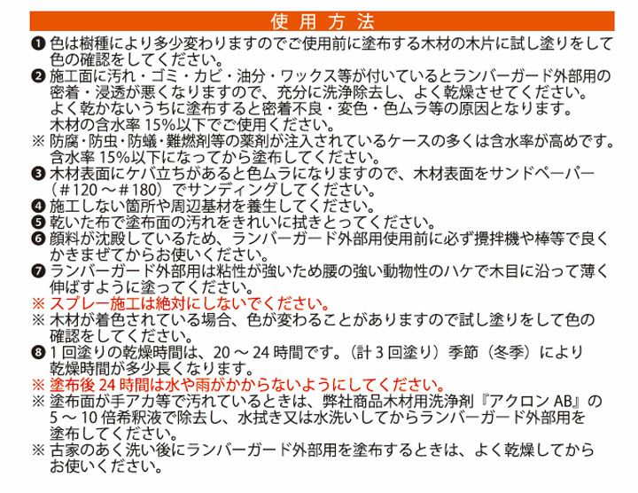 ミヤキ ランバーガード 外部用 4L