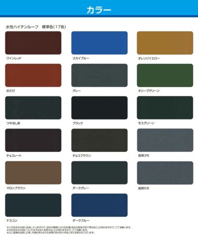 屋根 塗料　水性ハイテンルーフ　グレー　15kg　 （スレート/コロニアル/カラーベスト/アクリルシリコン樹脂/神東塗料）